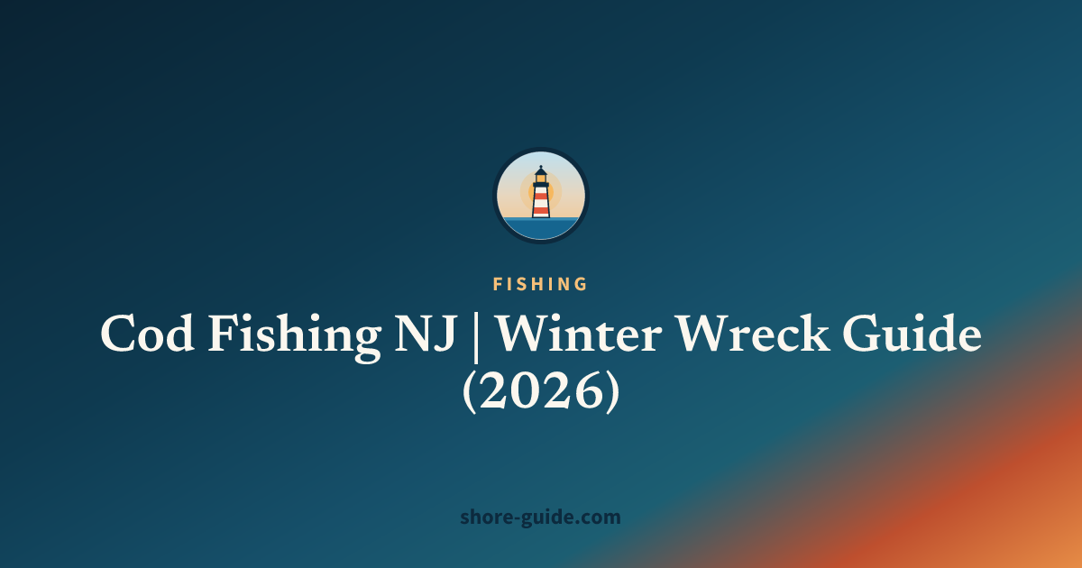Cod Fishing NJ | Winter Wreck Guide (2026)