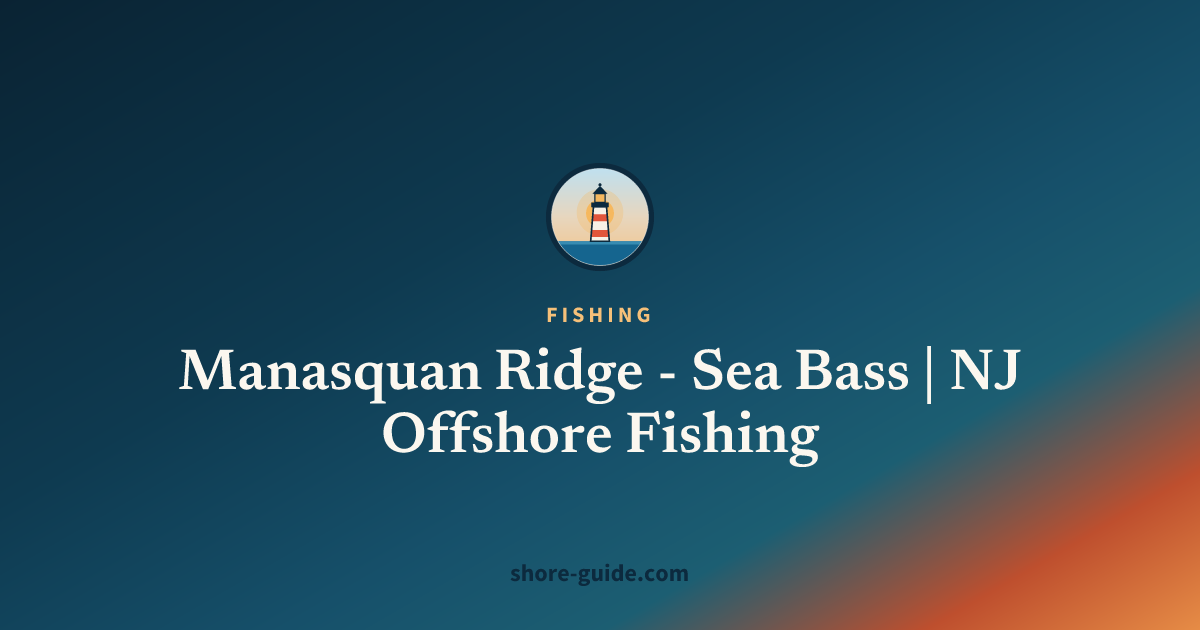 Manasquan Ridge - Sea Bass | NJ Offshore Fishing