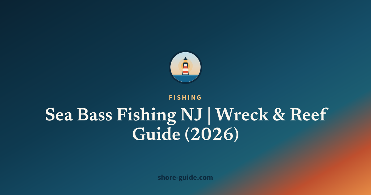 Sea Bass Fishing NJ | Wreck & Reef Guide (2026)