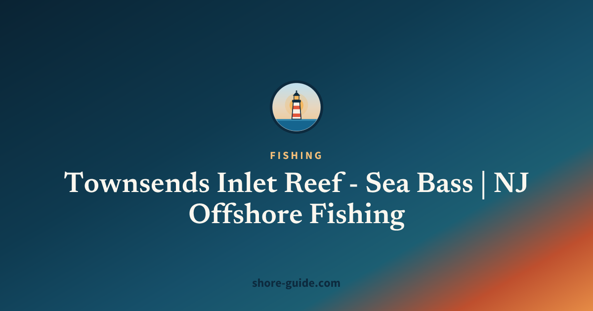 Townsends Inlet Reef - Sea Bass | NJ Offshore Fishing